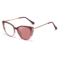 Modern Style Classic Style Geometric Pc Cat Eye Discoloration Full Frame Glasses sku image 4