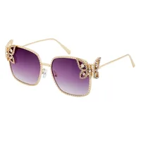 Elegant Hawaiian Vacation Butterfly Pc Square Full Frame Glasses sku image 2