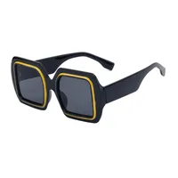 Vacation Modern Style Geometric Pc Square Full Frame Glasses sku image 3