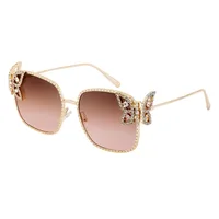 Elegant Hawaiian Vacation Butterfly Pc Square Full Frame Glasses sku image 6