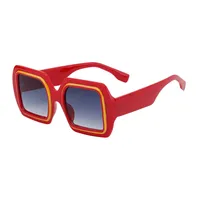 Vacation Modern Style Geometric Pc Square Full Frame Glasses sku image 6