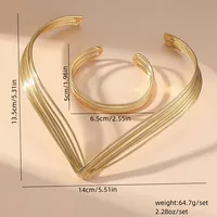Vintage Style Classic Style Geometric Alloy Women's Jewelry Set main image 3