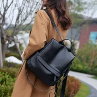 Waterproof Anti-theft Solid Color Casual Women's Backpack main image 4