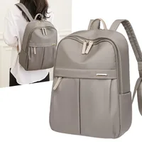 Waterproof Solid Color Casual Women's Backpack main image 2