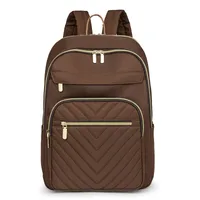 Waterproof Chevron Casual Women's Backpack sku image 1