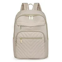 Waterproof Chevron Casual Women's Backpack sku image 3