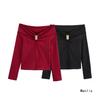 Women's T-shirt Long Sleeve T-Shirts Casual Elegant Streetwear Solid Color main image 2