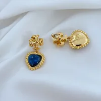 1 Pair Vintage Style Simple Style Heart Shape Copper Drop Earrings main image 5