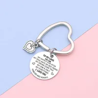 Simple Style Letter Heart Shape 201 Stainless Steel Valentine'S Day Unisex Keychain main image 5