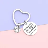 Simple Style Letter Heart Shape 201 Stainless Steel Valentine'S Day Unisex Keychain main image 3