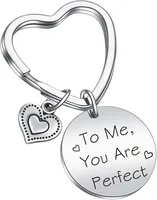 Simple Style Letter Heart Shape 201 Stainless Steel Valentine'S Day Unisex Keychain sku image 1