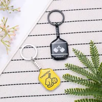 Modern Style Racket Metal Unisex Unisex Keychain main image 4