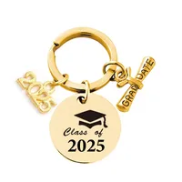 Simple Style Letter Number 201 Stainless Steel Unisex Keychain sku image 4
