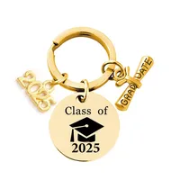 Simple Style Letter Number 201 Stainless Steel Unisex Keychain sku image 5