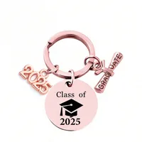 Simple Style Letter Number 201 Stainless Steel Unisex Keychain sku image 8