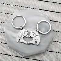 Cute Cat 201 Stainless Steel Women's Keychain main image 5