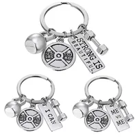 Simple Style Letter Barbell Alloy Unisex Unisex Keychain main image 1