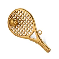 IG Style Simple Style Tennis Racket 304 Stainless Steel Plating DIY Jewelry Accessories main image 2