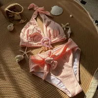 Women's Solid Color 2 Pieces Set Swimwear sku image 7