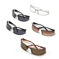Vacation Simple Style Leopard Pc Square Full Frame Glasses main image 1