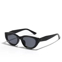 Vacation Simple Style Color Block Ac Cat Eye Full Frame Glasses sku image 1