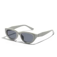 Vacation Simple Style Color Block Ac Cat Eye Full Frame Glasses sku image 2