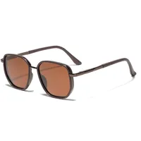 Vacation Simple Style Solid Color Tac Square Full Frame Glasses main image 4