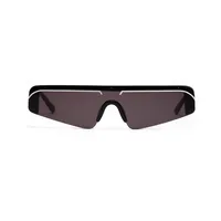 Vacation Simple Style Color Block Ac Cat Eye Half Frame Glasses main image 1