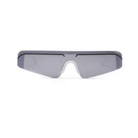 Vacation Simple Style Color Block Ac Cat Eye Half Frame Glasses main image 3