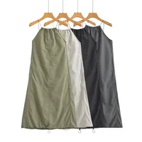 Women's Strap Dress Elegant Strap Sleeveless Solid Color Midi Dress Casual Daily main image 2