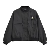Women's Streetwear Solid Color Zipper Outdoor Jacket main image 2