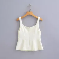 Women's Camisole Tank Tops Simple Style Solid Color main image 3