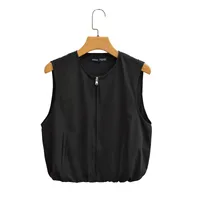 Women's Vest Tank Tops Elegant Solid Color main image 3
