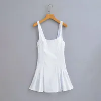 Women's Sheath Dress Elegant Strap Sleeveless Solid Color Above Knee Holiday Daily Selfie main image 2
