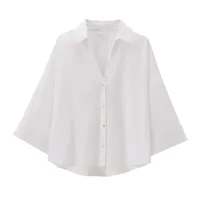 Women's Blouse Long Sleeve Blouses Elegant Stripe Solid Color main image 5