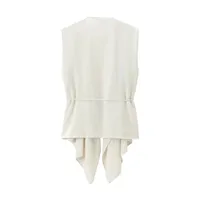 Women's Blouse Sleeveless Blouses Elegant Solid Color main image 3