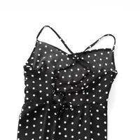 Women's Strap Dress Elegant Strap Sleeveless Round Dots Maxi Long Dress Holiday Banquet Selfie main image 4