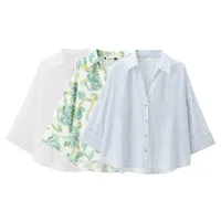 Women's Blouse Long Sleeve Blouses Elegant Stripe Solid Color main image 6