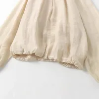 Women's Casual Elegant Preppy Style Solid Color Blouse main image 5