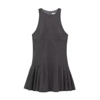 Women's Sheath Dress Elegant Round Neck Sleeveless Solid Color Above Knee Holiday Daily Selfie main image 2