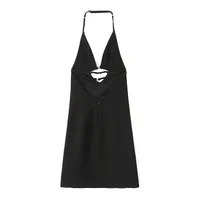 Women's Sheath Dress Elegant Strap Sleeveless Solid Color Above Knee Holiday Banquet Selfie main image 3