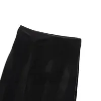 Women's Skirt Simple Style Solid Color Midi Dress Banquet Evening Party main image 5