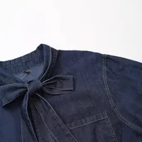 Women's Blouse Long Sleeve Blouses Bowknot Simple Style Solid Color main image 4