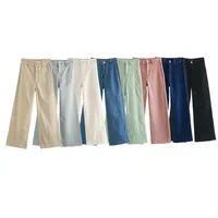 Women's Casual Daily Simple Style Solid Color Full Length Jeans main image 2