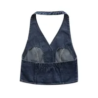 Women's Vest Tank Tops Backless Sexy Simple Style Solid Color main image 3