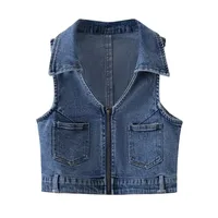 Women's Vest Sleeveless Blazers Simple Style Streetwear Solid Color main image 2
