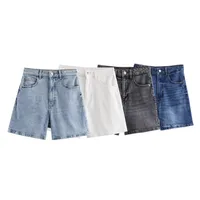 Women's Casual Daily Simple Style Solid Color Shorts Jeans main image 2