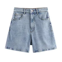 Women's Casual Daily Simple Style Solid Color Shorts Jeans main image 4