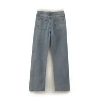 Women's Casual Daily Street Vintage Style Color Block Full Length Patchwork Jeans main image 3