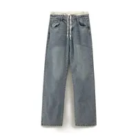 Women's Casual Daily Street Vintage Style Color Block Full Length Patchwork Jeans main image 2